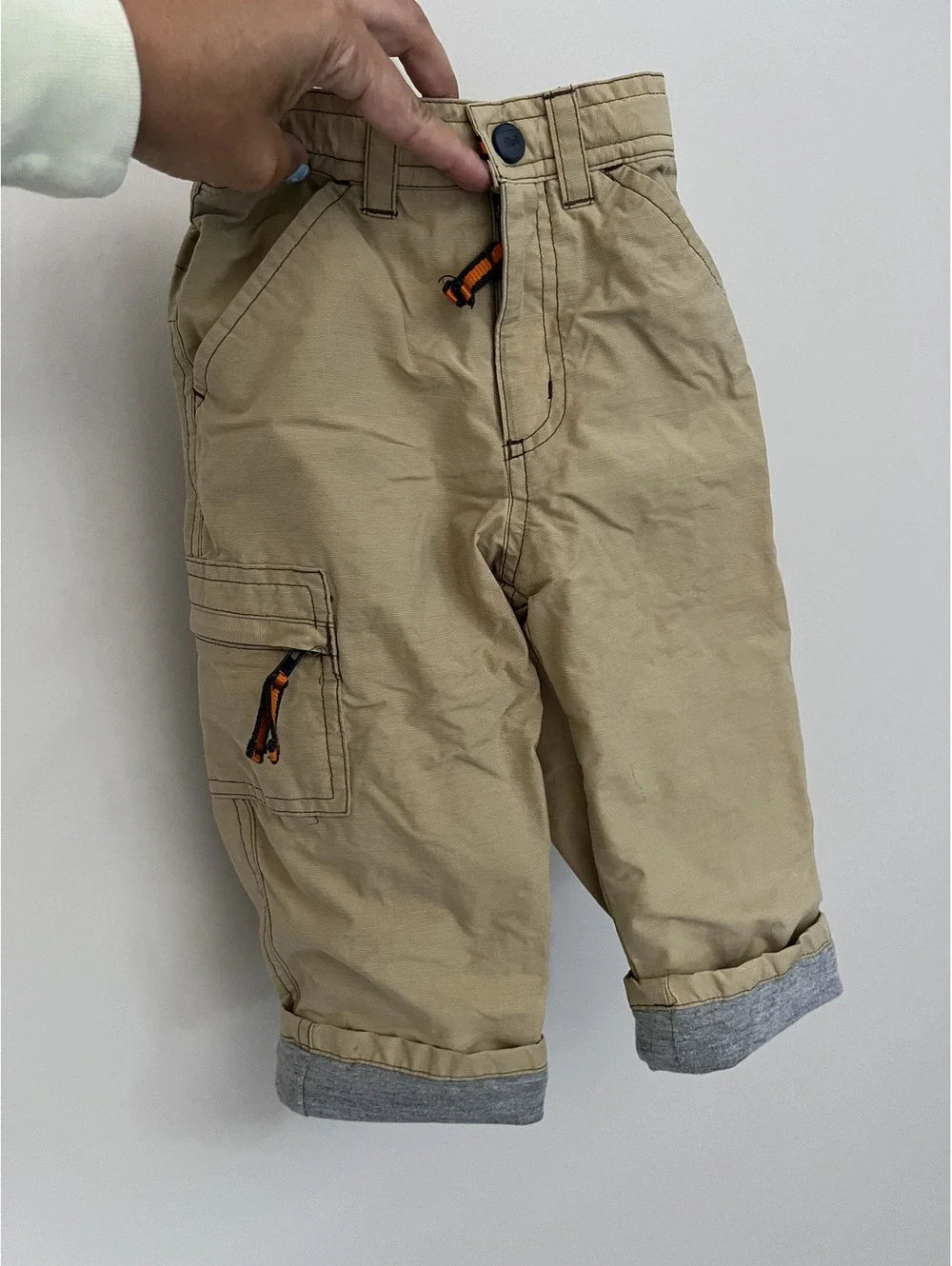 Vintage Y2K Old Navy 2002 Cotton Lined Khaki Pants 2t